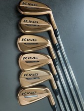 Cobra King Forged Tec Copper Irons       5-PW  KBS $-Taper Lite Stiff Flex  
