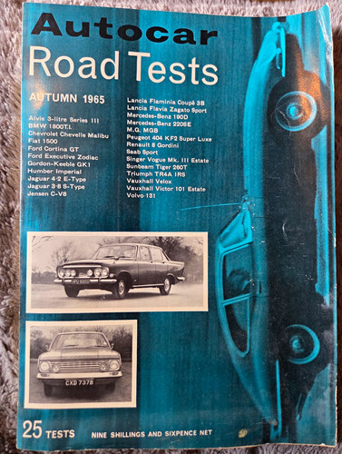 Autocar road tests - tests, magazine