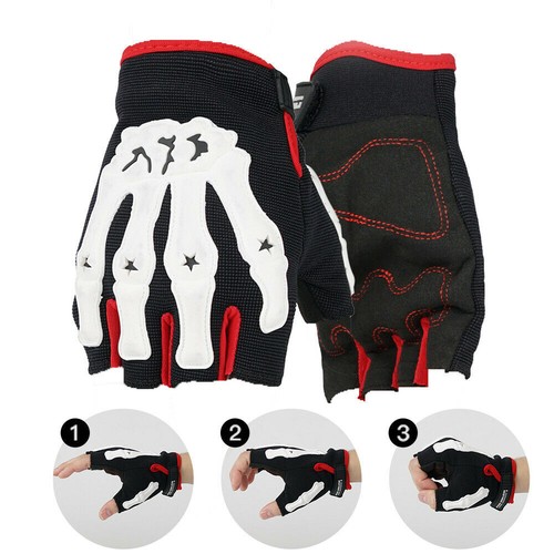 Men half finger gloves army - half,