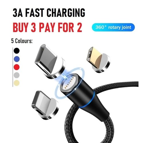 Magnetic usb cable 3a - in,