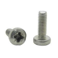 M4 Pozi Pan Head Machine Screws Bolts A2 304 Stainless Steel DIN 7985Z