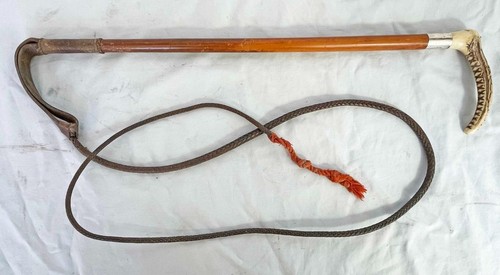 Antique riding crop silver - riding,