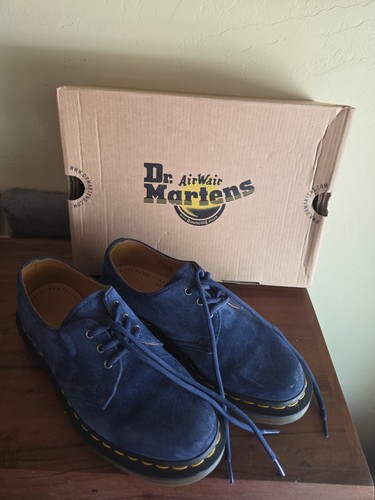 Doc marten 1461 blue suede - blue,