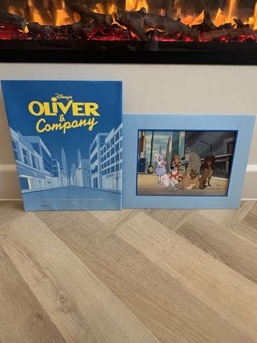 Disney store lithograph oliver - disney,