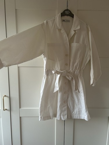 Zara white cotton twill - twill, shirt