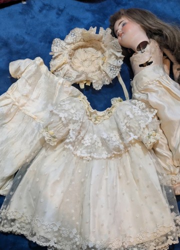 1890 french bebe doll ensemble - french,