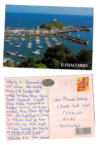 Postcard ilfracombe inner - -,