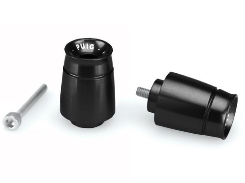 Puig black sport bar ends - black,