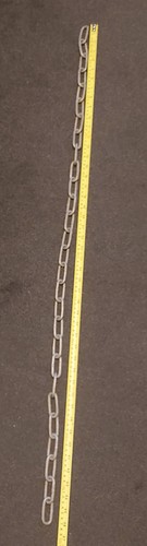 Galvanised steel chain