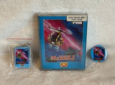 Spectrum 128 + 3 Mr Heli on Disk - SEALED, FREE Badges and keyring