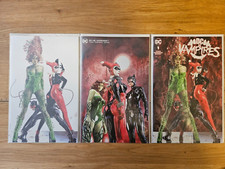 DC Vs Vampires #1 Marco Turini Set dc comics harley quinn poison ivy catwoman