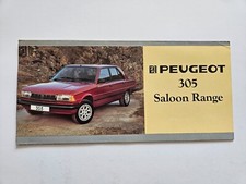 PEUGEOT 305 SALES BROCHURE 1984