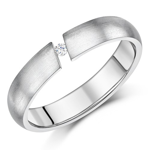5mm titanium diamond ring - 4.5mm,