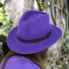 Fedora Felt Wool Hat Crushable