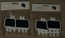 8 Mini Easel shaped chalkboard place cards