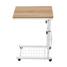 Rolling C-Shaped Computer Laptop Desk Adjustable Writing Table Sofa Bed Tray