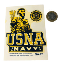 USNA NAVY Naval Academy Annapolis Sticker Transfer United States USA Vintage ra