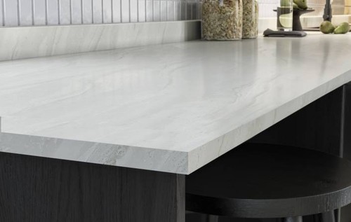 White sandstone square - white, edge