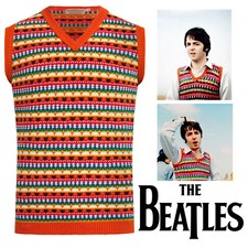 Paul McCartney Tank Top Magical Mystery Tour The Beatles Sweater Jumper Vest