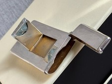 Rare silver stamp & card case combination King George V