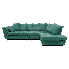 Monaco Teal Corner Sofa