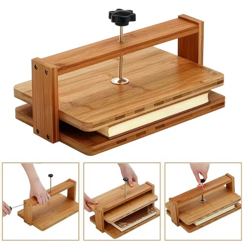 Wooden book press practical - book,