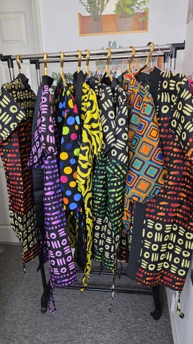 Short kimono jacket with - short,