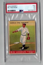 1933 Goudey #22 Pie Traynor