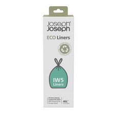 Joseph Joseph IW5 40L Eco Intelligent Waste Bin Liners 20 Bags Genuine Fast Post