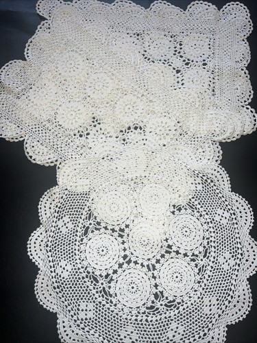 Vintage rectangular doilies - 4,