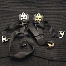 A2028605385 / 5485 Mercedes W202 C Class Rear Seat Belt Buckles Set Left + Right