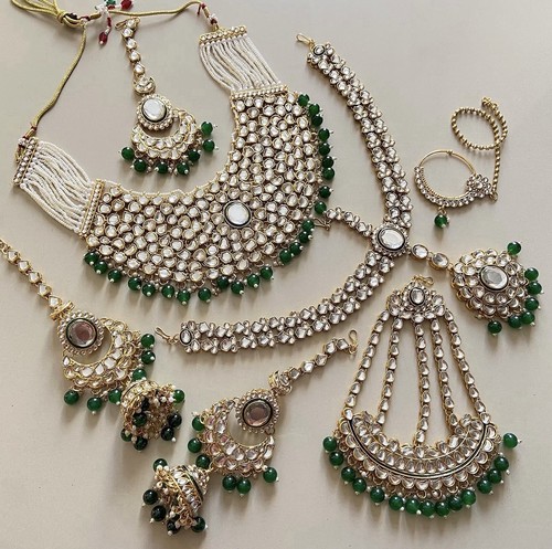 East indian gold tone kundan - gold,