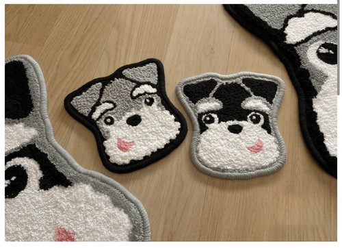 Mini carpet schnauzer dog - carpet,