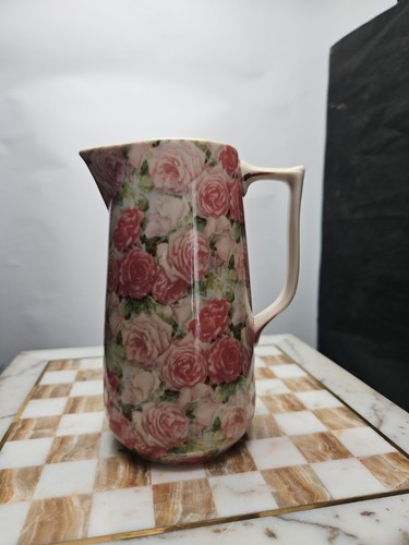 Vintage ceramic pint pitcher - vintage, 2