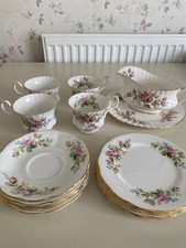 Royal Albert Moss Rose Tea Set