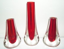 Whitefriars  Ruby Red  Oval