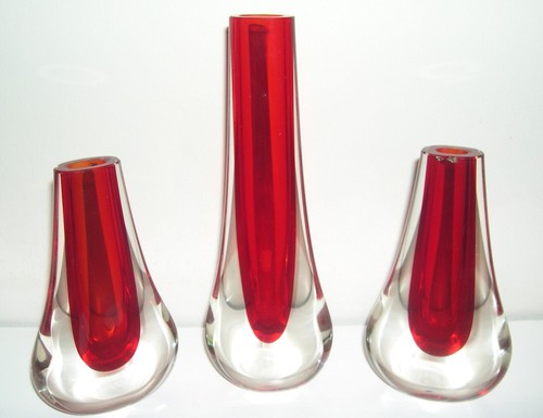 Whitefriars ruby red - , oval