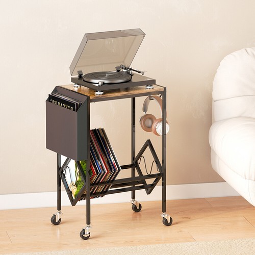 Vintage record storage - cd, rack