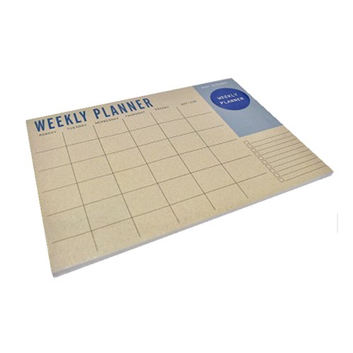Weekly planner desk - planner, pad