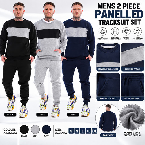 Mens piece panelled - mens,