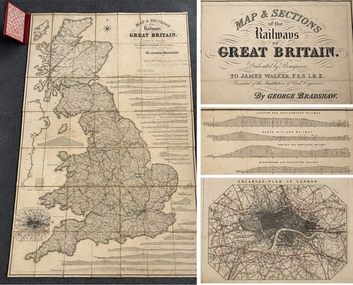 1839 george bradshaw map - george,