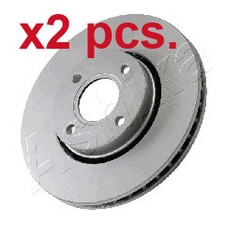 X2 PCS FRONT BRAKE DISC ROTOS