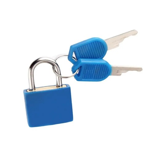 Padlock small with key - padlock,