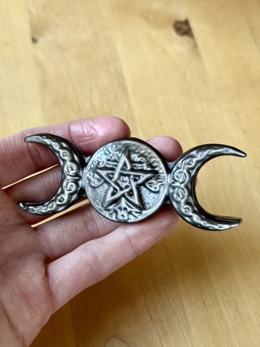 Large silver obsidian - silver, triple
