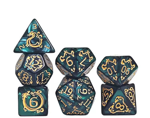 Polyhedral dice set 7 - polyhedral,