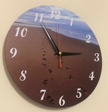 Personalised Custom MDF Wall Clock Any Photo/Logo/Text/Image Printed Best Gift