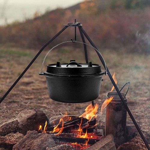 Cast iron pot - pot, black