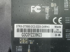 Asus Strix GTX950 graphics card