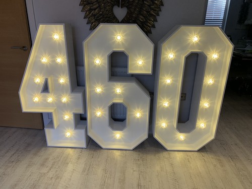4ft marquee numbers and - marquee,