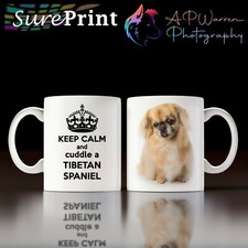 TIBETAN SPANIEL KEEP CALM MUG